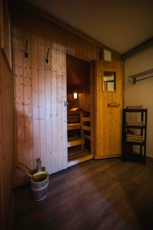 Sauna cabin at Domizil Brugger