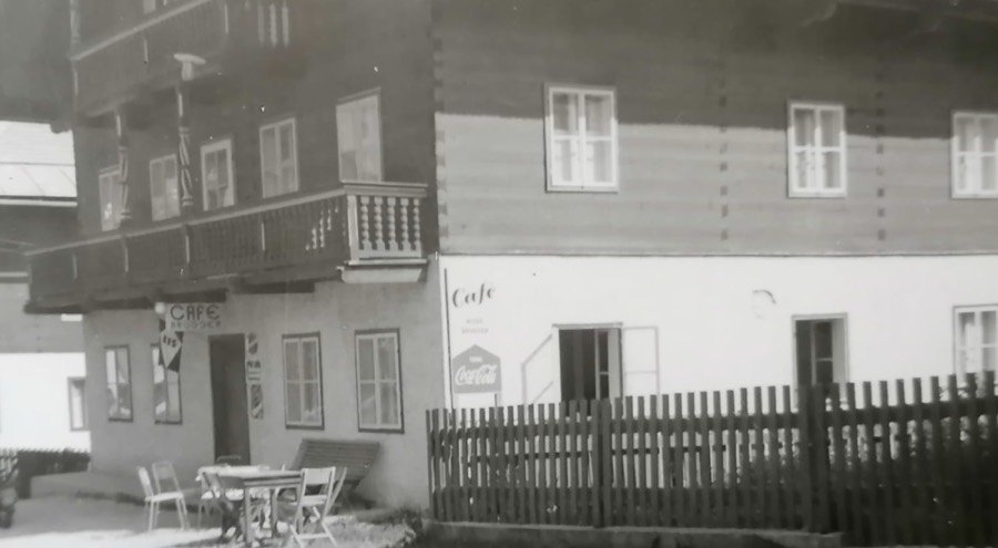 Historical photo — Café Brugger